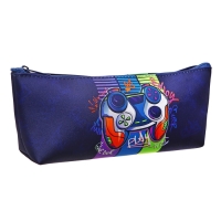 Пенал мягкий, 1 отделение, 80 х 190(225) х 40 мм, объёмный, ПМО 32-20 "Геймпад" 71623