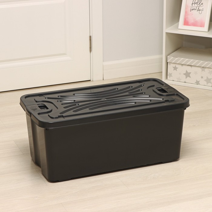 Контейнер для хранения с крышкой &laquo;Эконом&raquo;, 75 л, 79&times;41,5&times;33 см, цвет МИКС