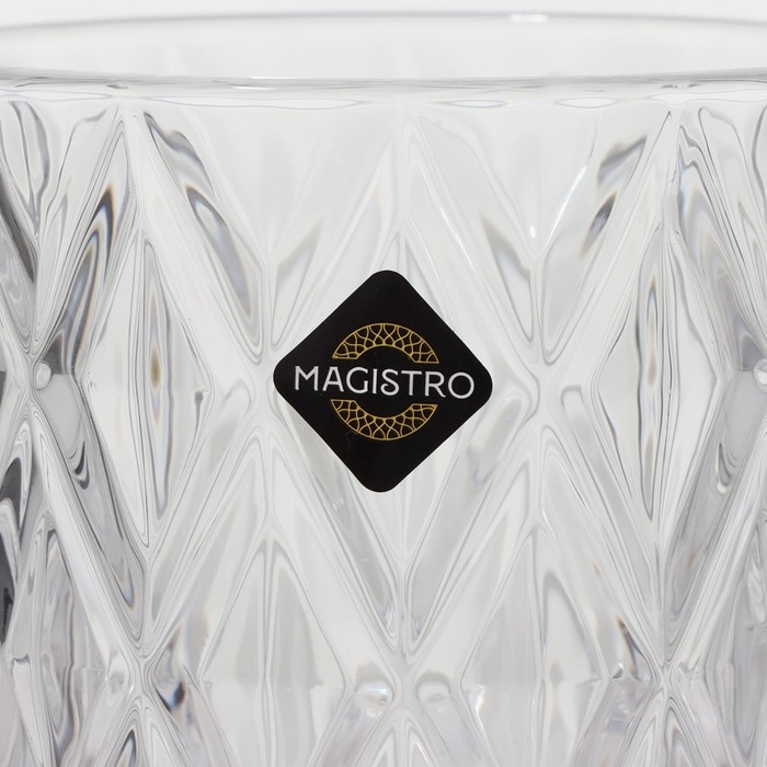 Набор стаканов Magistro &laquo;Богема. Ромбы&raquo;, 310 мл, 8,3&times;7,7&times;9 см, 6 шт