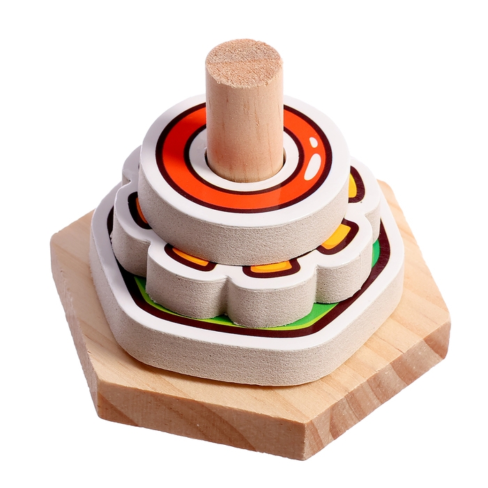 Развивающий набор «Собери колечки», 3+ Развивающий набор «Собери колечки», 3+