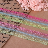 Кружево капроновое &laquo;Радуга светлая&raquo;, 40 мм &times; 10 &plusmn; 1 м, цвет разноцветный №4