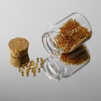 Баночки для хранения бисера, d = 3 × 4,5 см, 5 шт Баночки для хранения бисера, d = 3 × 4,5 см, 5 шт