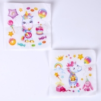 Набор для творчества &laquo;Декупаж кружки. Единорожка&raquo;, с красками, с кисточкой, с акриловым лаком, 5+