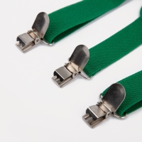 Подтяжки детские &laquo;Выбражулька&raquo;, ширина 2.5 см, бабочка, цвет зелёный