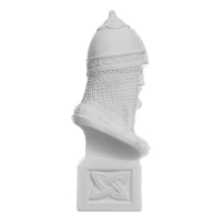 Гипсовая фигура известные люди: Бюст Александра Невского, 13 х 10 х 24 см; Авторская работа скульптора Чиркова А.В