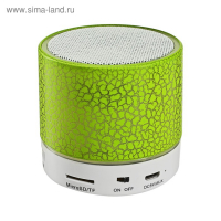 Портативная колонка Luazon LAB-04, с подсветкой, Bluetooth, USB, microSD, microUSB, МИКС