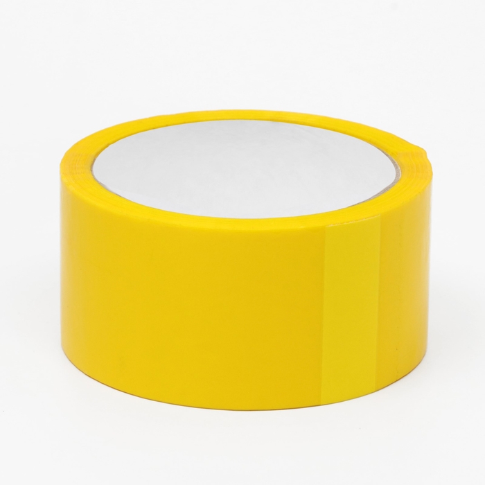 Клейкая лента, желтая, 48 х 50, 45 мкм Клейкая лента, желтая, 48 х 50, 45 мкм