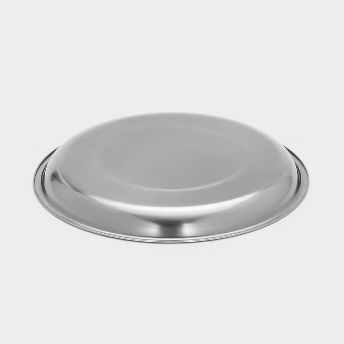 Тарелка из нержавеющей стали &laquo;Мэйли&raquo;, 450 мл, d=19,5 см