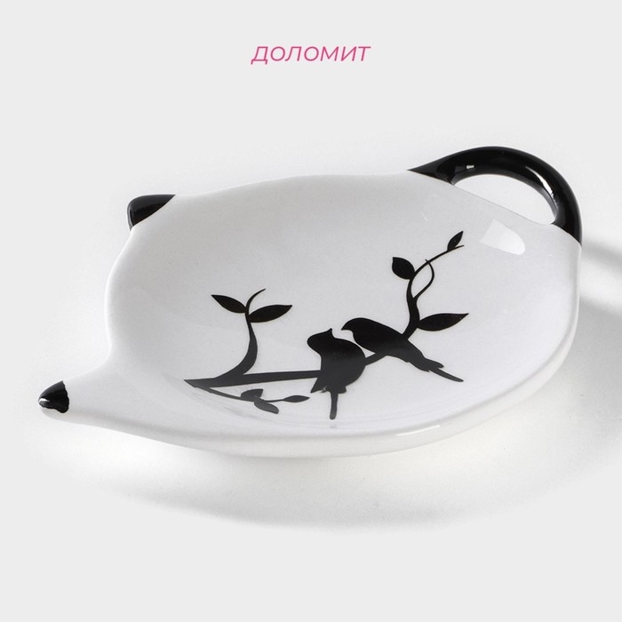 Подставка под чайный пакетик Доляна &laquo;Весенний вечер&raquo;, 12&times;9&times;1,3 см