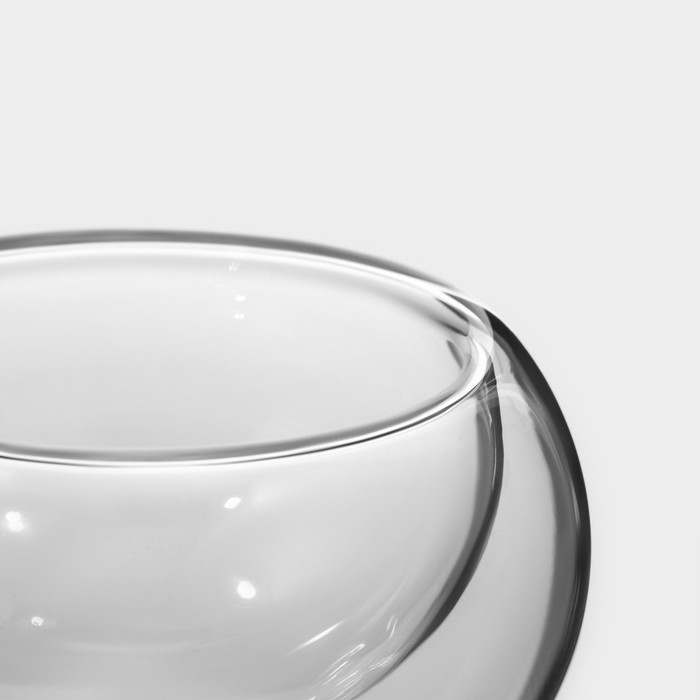 Набор пиал стеклянных с двойными стенками Magistro &laquo;Сакура&raquo;, 50 мл, 6 шт