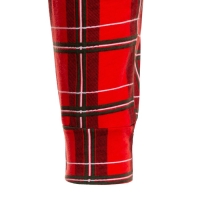 Пижама новогодняя мужская KAFTAN "Дед Мороз", цвет красный/чёрный, размер 48