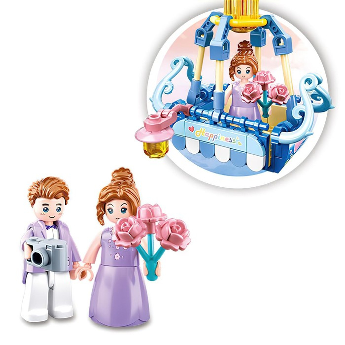 Конструктор Розовая Мечта &laquo;Воздушный шар&raquo;, 124 детали