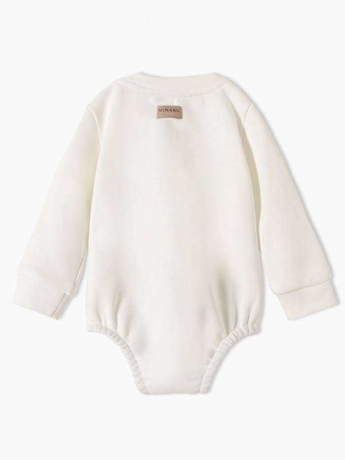 Свитшот-боди детский MINAKU, цвет экрю, рост 68-74