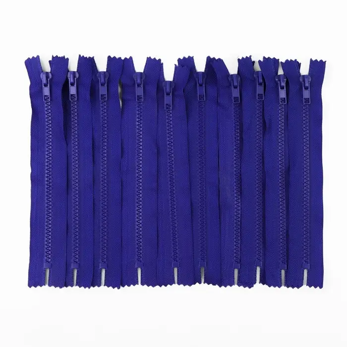 Молния &laquo;Трактор&raquo;, №5, неразъёмная, замок автомат, 18 см, синяя