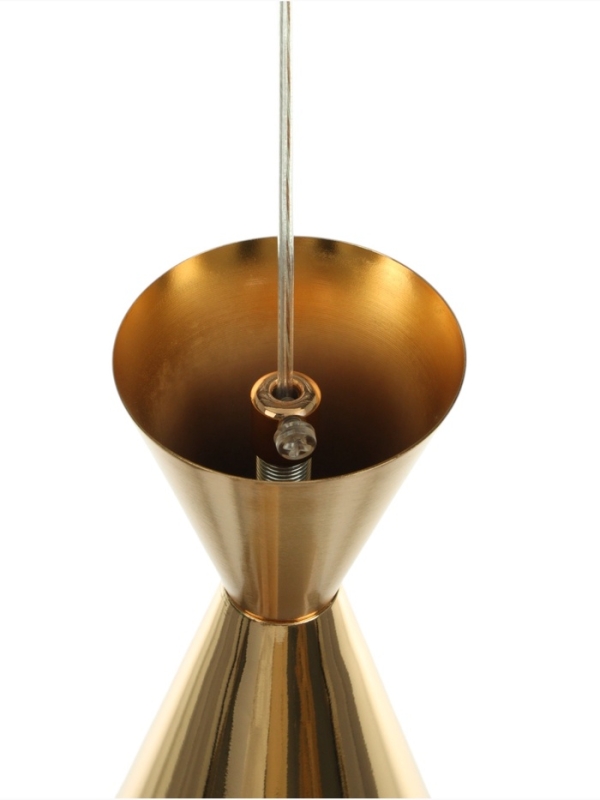 Светильник &laquo;Луна&raquo; 1х40Вт Е27 золото 14,5х14,5х27+100см