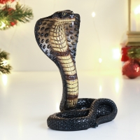 Фигура "Королевская кобра" 14х8х17см, цветная