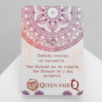 Брошь &laquo;Филин&raquo; круглый, цветная в золоте