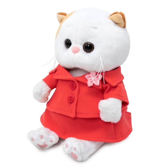 Мягкая игрушка Ли-Ли BABY в коралловом костюмчике, 20 см