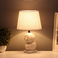 Лампа настольная "Ника" 1х40Вт Е14 белая  20х20х34см