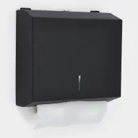 Диспенсер для бумажных полотенец в листах St&ouml;lz, 28.5&times;26.5&times;10 см, нержавеющая сталь, чёрный