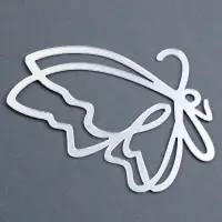 Топпер для торта &laquo;Бабочки&raquo;, 5 шт., серебряные