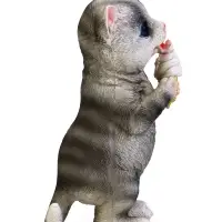 Садовая фигура 19 х 11 х 7 см "Котенок с пироженкой"