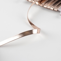 Косая бейка, кожзам, 8 мм × 10 ± 1 м, цвет песочный Косая бейка, кожзам, 8 мм × 10 ± 1 м, цвет песочный