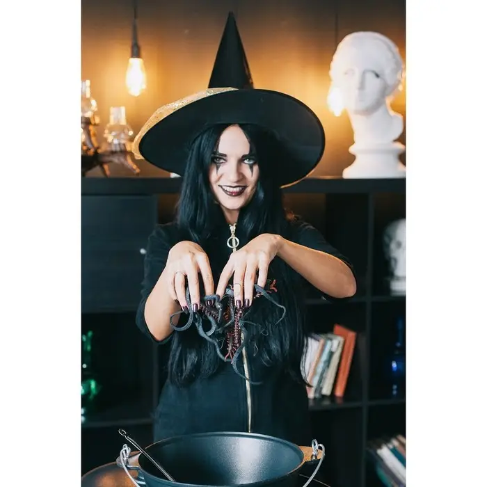 Прикол &laquo;Змея&raquo;, резиновая, чёрная