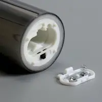 Светодиодная свеча "Серебристая" 16х5.5 см, AAx2 (не в компл.), Т/БЕЛЫЙ