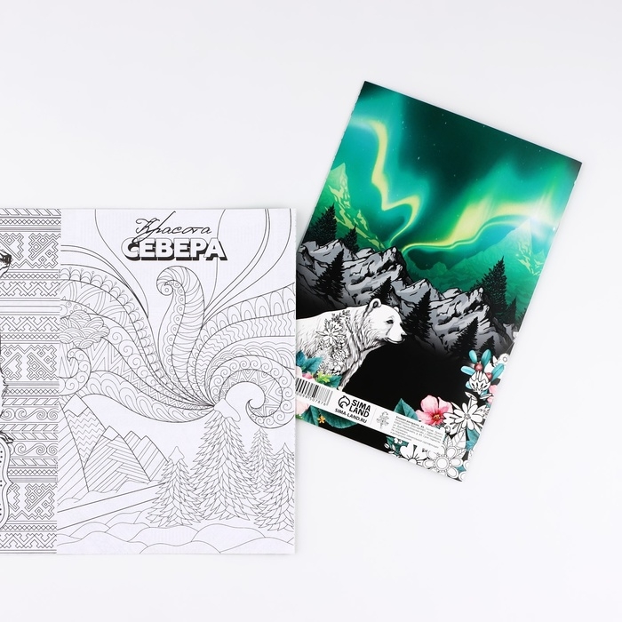 Блокнот раскраска А5 &laquo;Север&raquo;