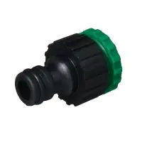 Штуцер, внутренняя резьба 1/2"&ndash;3/4", быстросъёмное соединение, пластик, МИКС, Greengo