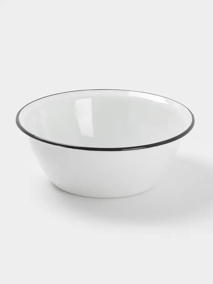 Миска 4 л белая (без декора)