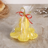 Свеча-подставка для яиц "Цветок", МИКС Свеча-подставка для яиц "Цветок", МИКС