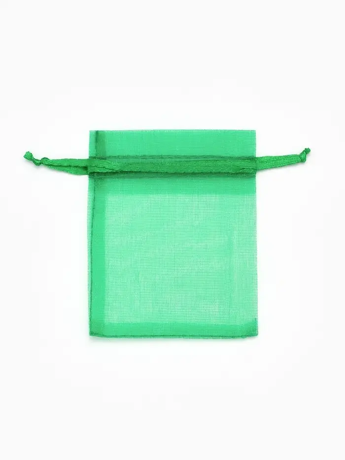 Набор мешочков подарочных 100шт. , 7*9 см, цвет тёмно-зелёный (1716477)