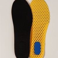 Стельки (EVA, полиэстер) универс 36-46р-р 27,5см (пара) черн/желтый пак ОТ