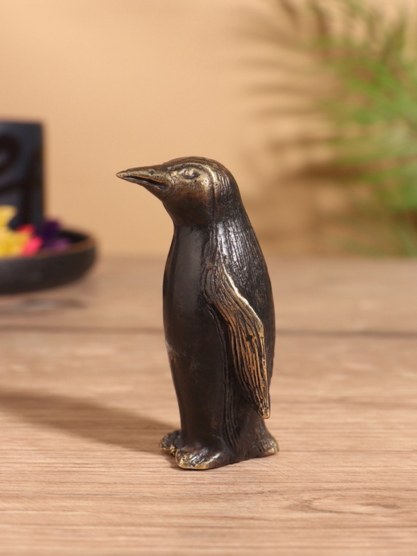 Сувенир бронза "Пингвин" 3х3х7 см