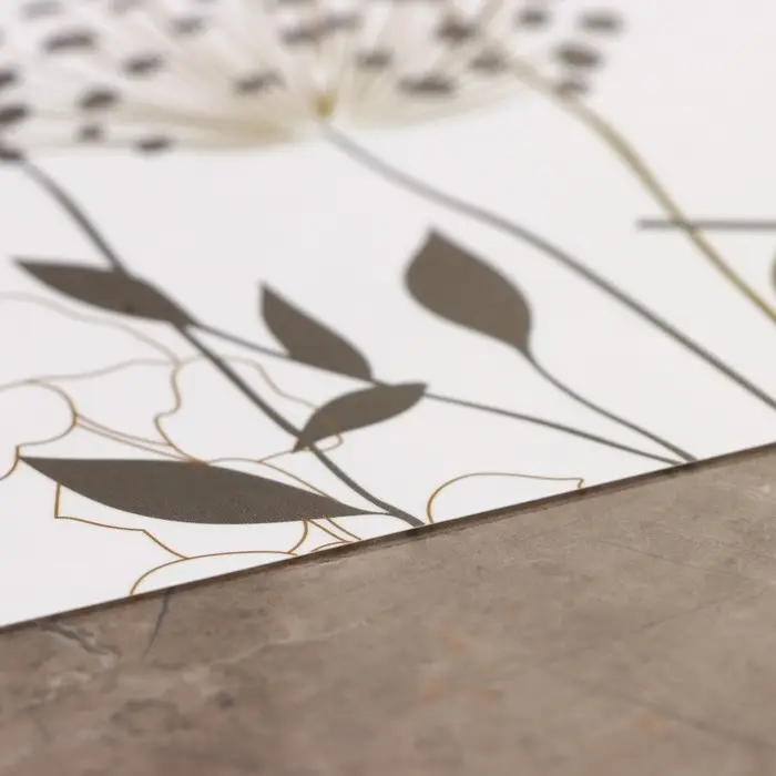 Салфетка сервировочная на стол &laquo;Сад&raquo;, 43&times;28 см, белая