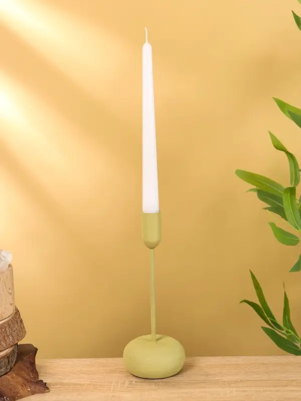 Подсвечник на 1 свечу текстурный "Олива" 8х8х20 см