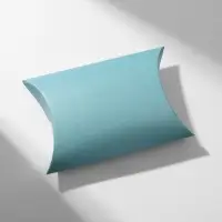 Коробочка подарочная складная&laquo;Свёрток&raquo; 12&times;8&times;3, цвет голубой