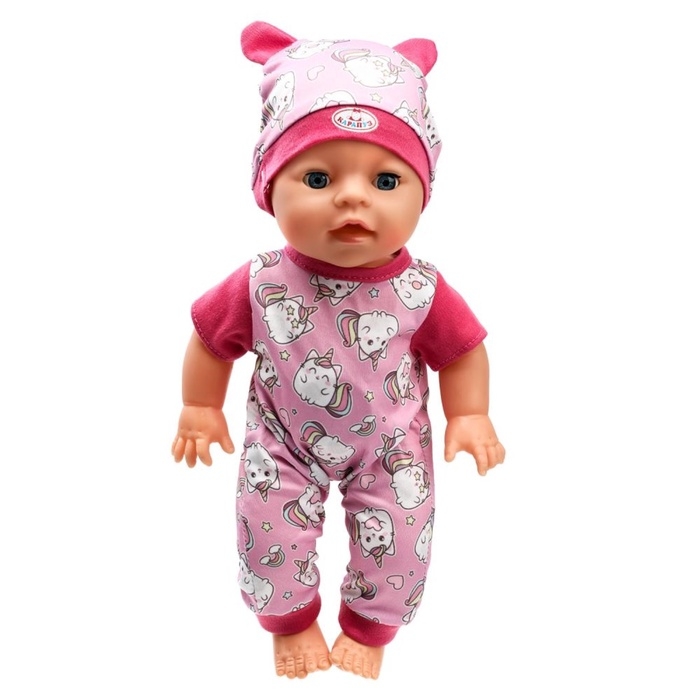 Кукла - пупс интерактивная для девочки &laquo;Анечка&raquo; 35 см, пьёт, писает, закрывает глазки, 4 аксессуара, 50 звуков