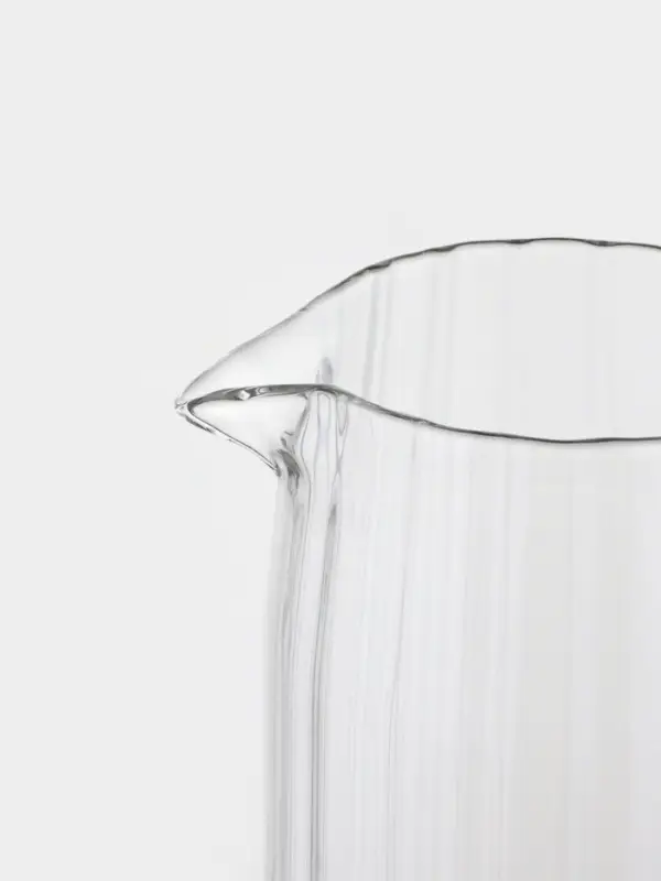 Кувшин "Эко.Дольки" 1500 мл, 9&times;14&times;28 см, с бамбуковой крышкой