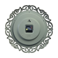 Часы настенные интерьерные "Классика", бесшумные, d-40.5 см, корпус оливковый с серебром