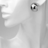 Серьги пластик «Сфера» правда, цвет серебро Серьги пластик «Сфера» правда, цвет серебро