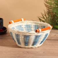 Корзина плетеная 22x21x10 см, ротанг