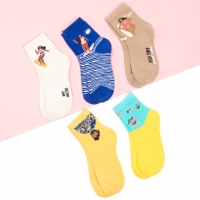 Набор носков KAFTAN "Good vibes" 5 пар, р-р 35-38 Набор носков KAFTAN "Good vibes" 5 пар, р-р 35-38