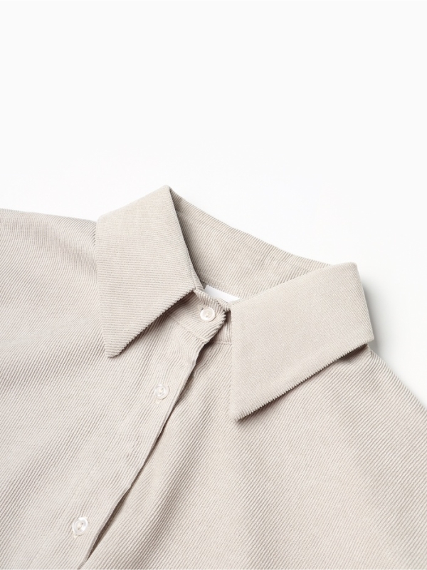 Рубашка женская (1), MINAKU, цвет серо-бежевый, р-р 40 Рубашка женская (1), MINAKU, цвет серо-бежевый, р-р 40