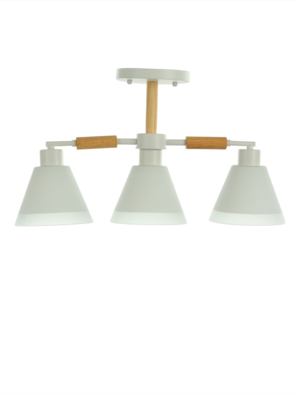 Люстра "Вудли" 3хЕ27 40Вт белый 60х16х29 см