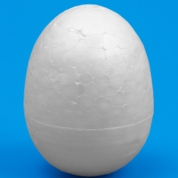 Набор заготовок из пенопласта, Яйцо, 7 см, 6 шт