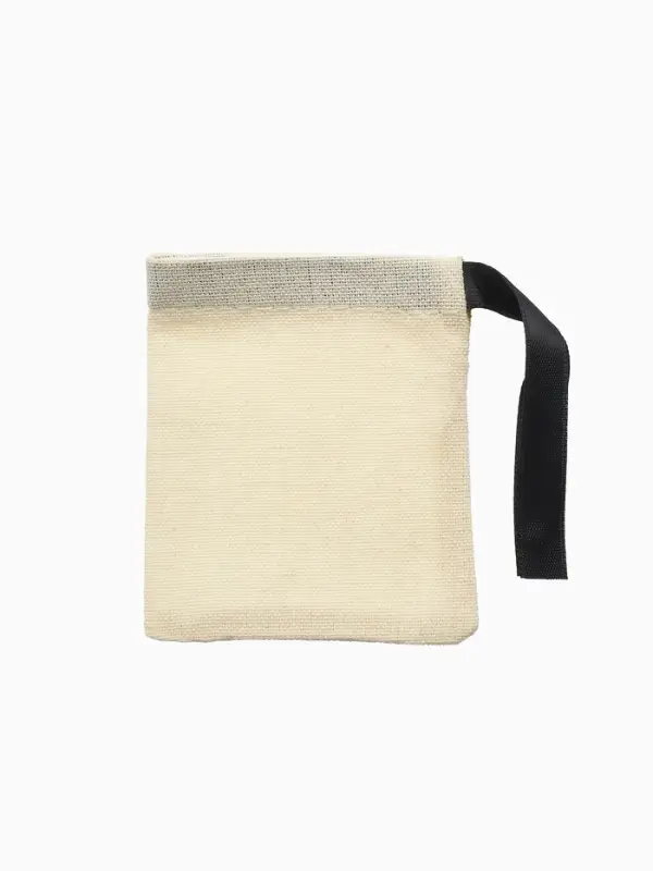 Мешочек подарочный &laquo;Нежность&raquo;, 8.5&times;7 см, бежево-чёрный