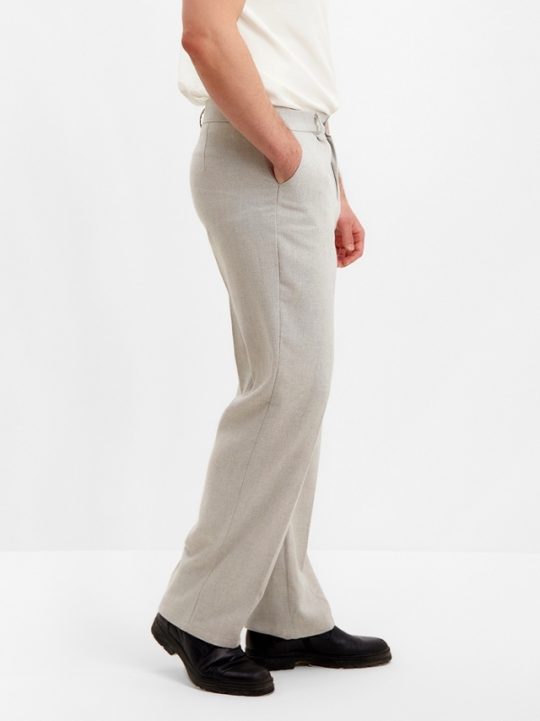 Брюки мужские  MINAKU: Modern classic цвет серый, р-р 48